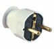 Fiche Schuko blanche - Falbala-luminaires