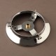 Griffe hublot de plafond D.80 chrome - Falbala-Luminaires