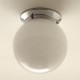 Griffe hublot de plafond D.80 chrome - Falbala-Luminaires