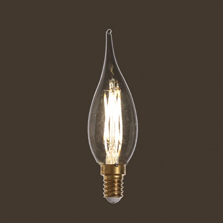 Flamme Grand Siècle led claire - E14 - 4W - Falbala Luminaires