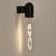 Applique E27 porcelaine noire - Falbala-Luminaires