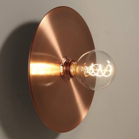 Kit applique Faraday + Grand Disque cuivre - Falbala Luminaires
