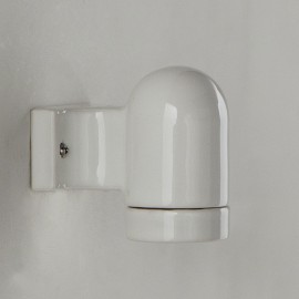 Applique E27 porcelaine blanche - Falbala Luminaires